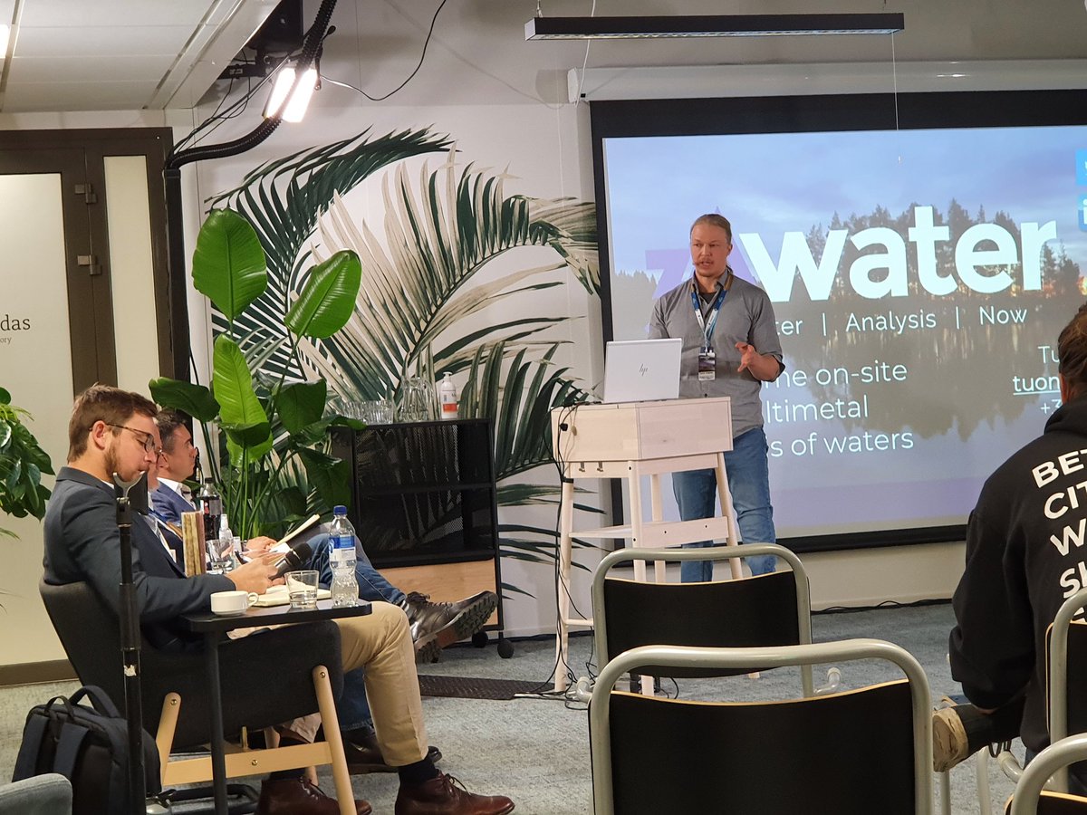 BusinessJKL's tweet photo. Three pitch presentations kept on Jyväskylä Business Rally Investor Day! Well done @AiwoDigital @3AWater @fjuulapp 👍👌 Still one for today left, Measurelabs. #InvestorDay #BusinessRally #Jyväskylä #startups #pitch #investors https://t.co/K19C0HRqut