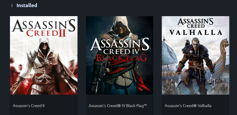 SidNTheGeek's tweet photo. @UbisoftSupport @Ubisoft @assassinscreed 
Unable to claim Ezio outfit for Assassin's Cree Valhalla, even though, I have three AC games currently installed and playing.
Help ! https://t.co/SwZl20SfXc