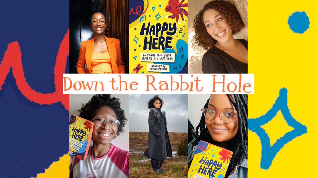 dtrhradio's tweet photo. We’re celebrating Black joy in children’s writing and illustration in our latest episode on @_KnightsOf’s Happy Here anthology, featuring @ClareWeze @thecamru @elnorry_writer @sayheychante in conversation with guest host @aimeefelone #BHM2021

Listen 🎧 https://t.co/RNHjhh20pH https://t.co/8zbnf6xVUW