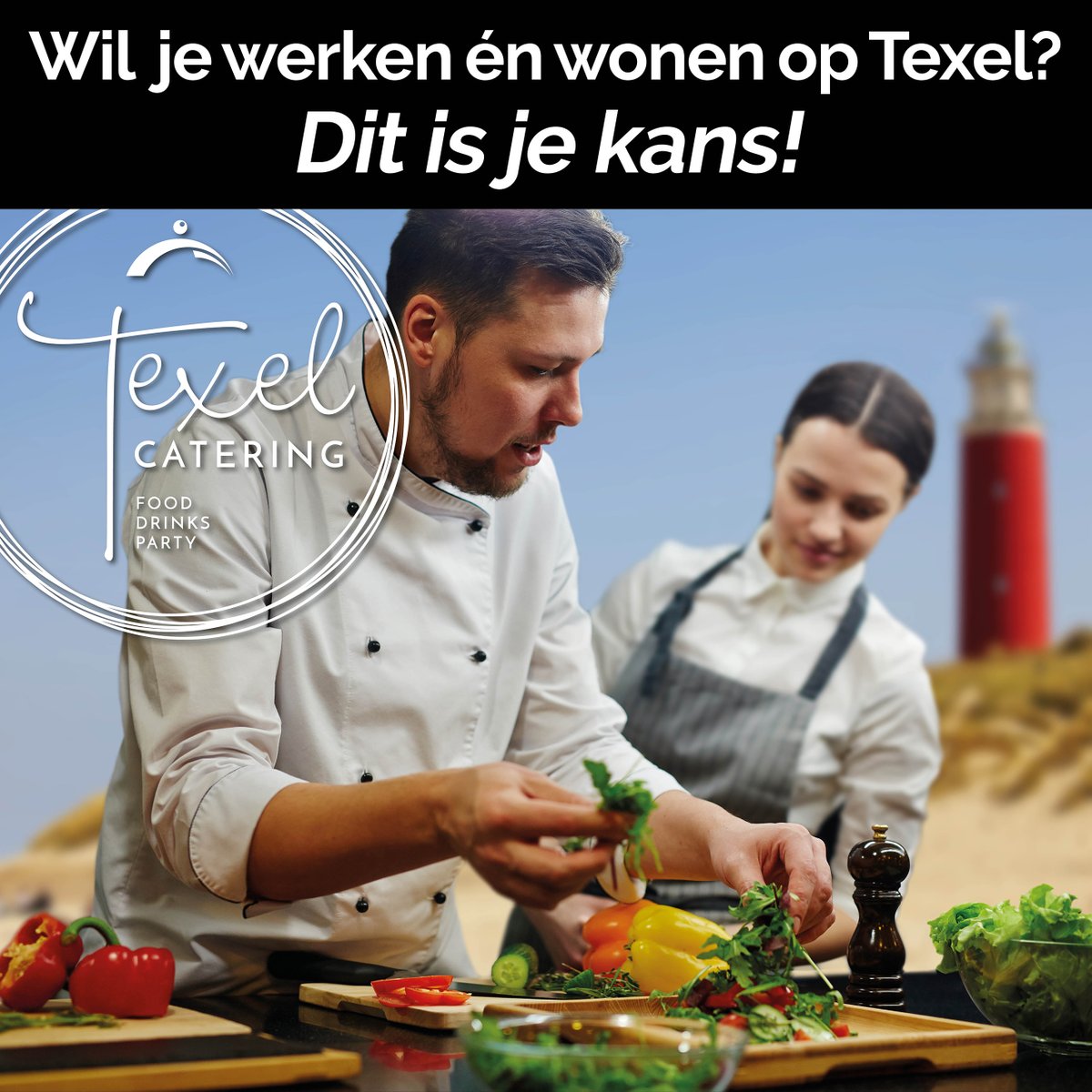 Texel Catering is dé cateraar van Texel en gaat verder dan de verwachting. Wij op zoek naar:
* Zelfstandig werkend kok 
* Chef-kok

Wij bieden jou o.a. woonruimte op Texel (eengezinswoning met 3 slaapkamers)!
texelcatering.nl/vacatures
#texel #vacaturetexel #texelvacature #vacature