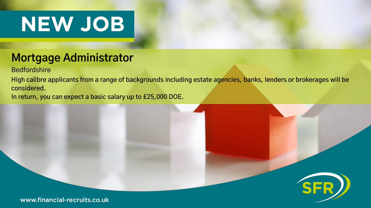 SFR_UK's tweet photo. A fantastic opportunity for an Administrator ready to take the next step in their career within financial services.
 https://t.co/Yn8i8fiClX 

#SFRaheadofthecurve, #financialservicesjobs, #financialservicesrecruitment ,#hertfordshirejobs, #bedfordshire, #luton, #administratorjobs https://t.co/XA3REnzP3K