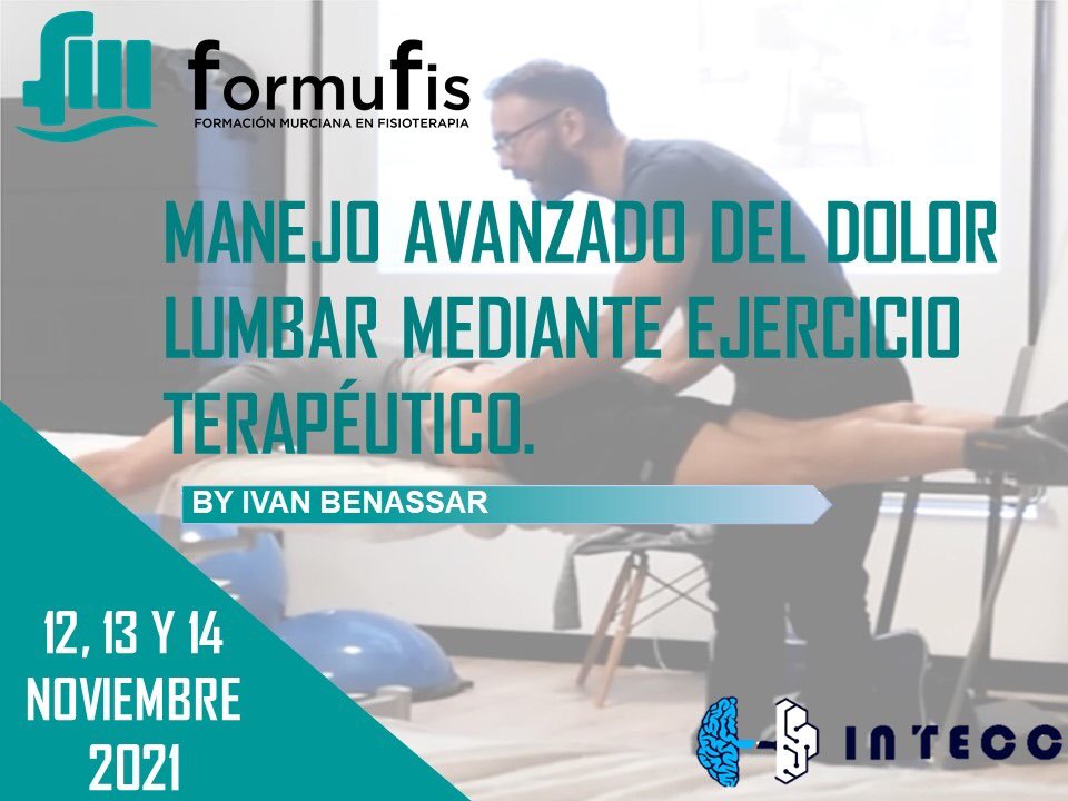 ¿TIENES PLAN PARA NOVIEMBRE? 
Nosotros sí 🤩🤩
Te proponemos formarte con uno de los mejores clínicos de nuestro país, <a href="/BennasarIvan/">Iván Bennasar</a> 
Tienes la oportunidad de formar parte de este plan😍
Si vives cerca de Murcia, TE ESPERAMOS 
Info:formufis.com
