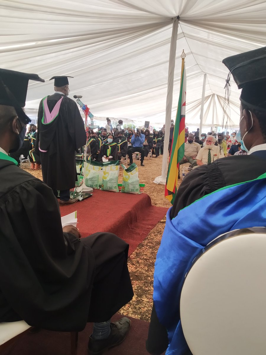 Attending Chibhero Agric College Graduation ceremony. The college is also one of 6 Agricultural Centers of Excellence ACE facilitated by @euinzim @zakis_zagp in Zimbabwe.