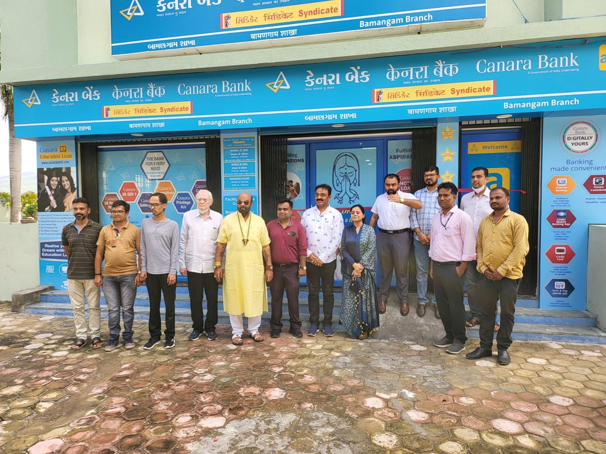 parthkotecha1's tweet photo. It gives me an immense to inform that we at Noble group of institutions (first college of Saurashtra)open branch of Canara bank (govt bank)which will be useful to students employees and also to the near by areas https://t.co/qO31E2fhXI