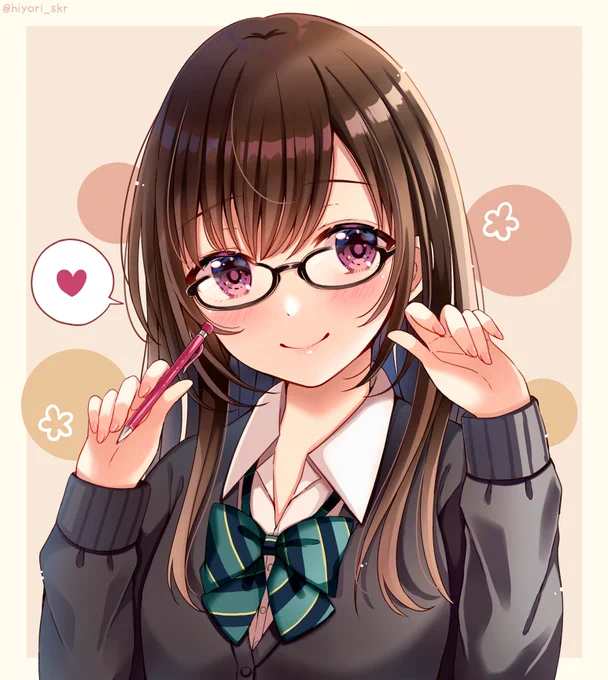 ずっと気に入ってるので、また描きたい子👓
#メガネの日 