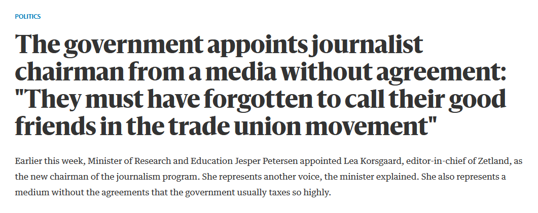 This is embarrassing to see ... <a href="/LeaKorsgaard/">Lea Korsgaard</a> is a talented editor in chief who has created one of Denmark's most successful new newspapers. Just because she is not working from one of the traditional media companies does not give you the right to run a smear campaign against her