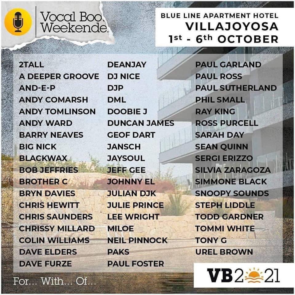 Silvia_Zaragoza's tweet photo. Vocal Booth Weekender 2021 ๐๐
Here we go!
#vbfam2021 #vocalboothweekender #villajoyosa #spain https://t.co/ks7KYMh57F