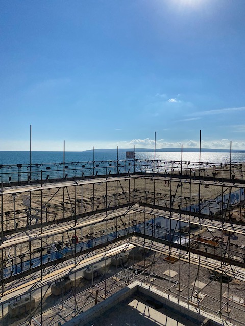 SolarScaffold's tweet photo. We are very pleased to be working with @BCPCouncil  on the creation of the Environmental Innovation Hub at Durley Chine Beach Bournemouth. https://t.co/EryhVQp2yX