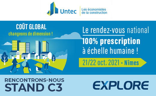 EXPLORE_News's tweet photo. Save the date ! Nos équipes partent très prochainement pour Nîmes et plus particulièrement au salon de l'Untec - Union nationale des économistes de la construction ! #prescription #untec #DataForSuccess https://t.co/luXHu5f2ZR