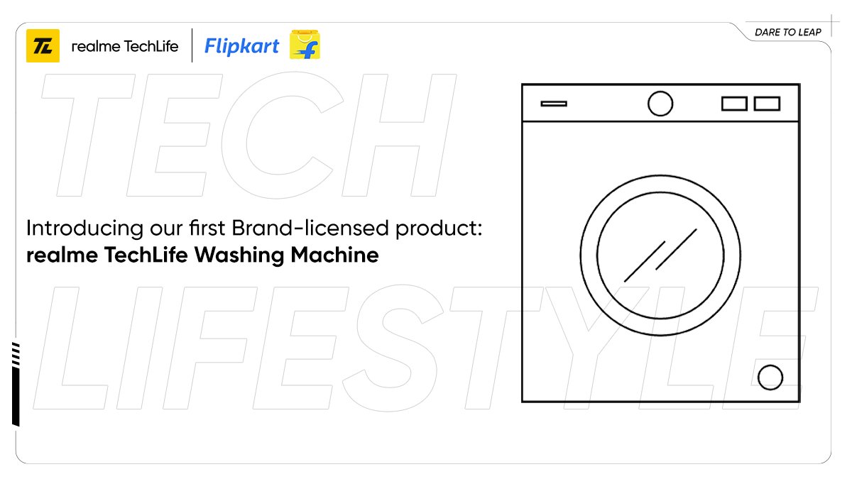 MadhavSheth1's tweet image. realme x Flipkart 

Introducing our first Brand-licensed product #realmeTechLifeWashingMachine.

One more step towards making a robust ecosystem with AIoT products by #realme. Given our recent licensing deal with Flipkart, this is launched under @realmeTechLife brand.