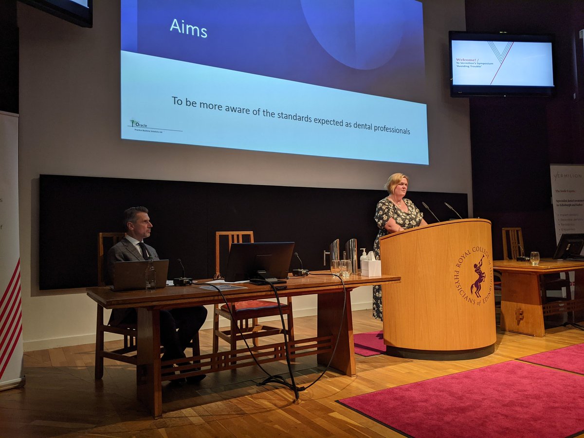 Vermilion_Smile's tweet photo. Jo Russell from Oracle - PBS Ltd. begins her talk on avoiding trouble in relation to #disinfection &amp; #decontamination 
#thesmileexperts #event #avoidingtrouble https://t.co/wS7RKeLMUG