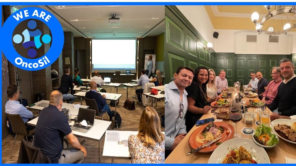 Last week, our European team came together and met in Munich for the first time. It was exciting to have such knowledge and expertise working together on how to further our company mission . 
#WeAreOncoSil, #TeamWork, #FaceToFaceMeeting, #GettingItDone