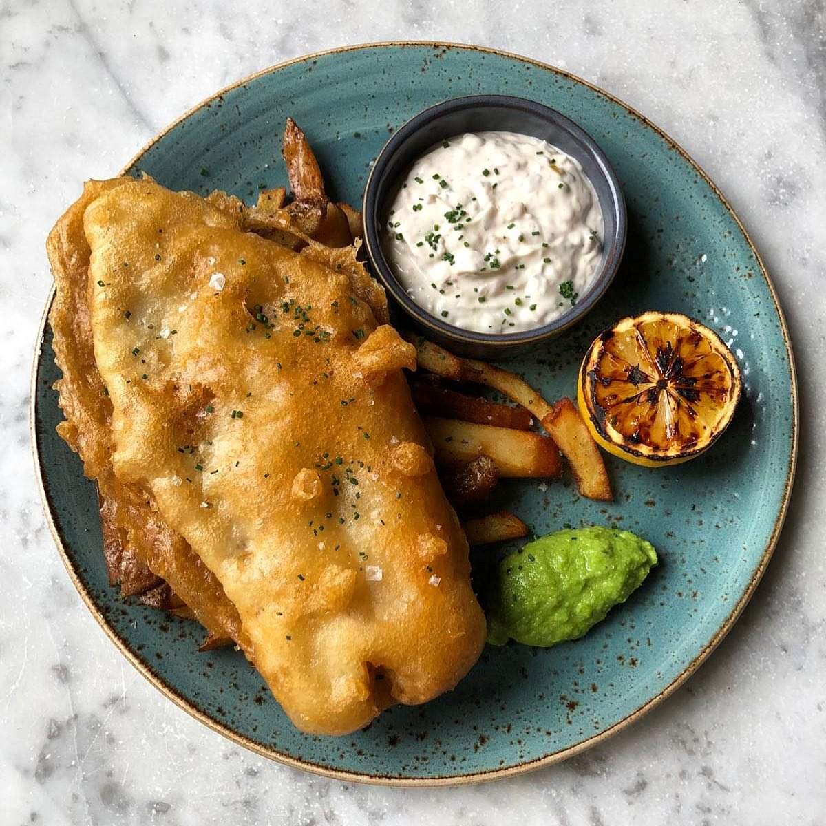 Nobles Fish &amp; Chips! 
Outstandingly fresh haddock from @davidlowriefish Friday on a plate! 
🎣⚓️👨‍🍳 #constitutionstreet 
#fishandchips #bestfishandchips #scottishseafood #sustainablefishing #leith #visitleith #haddock #smallbusiness #independentbusiness #familybusiness #leithshore