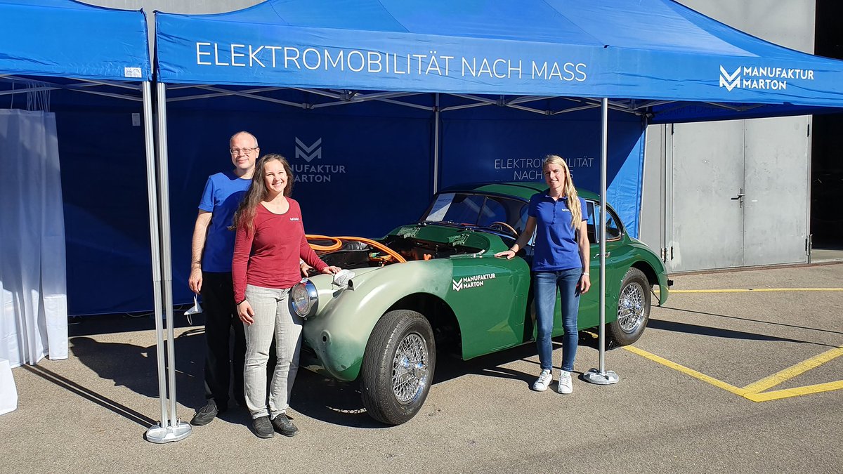 Wir sind parat für die #SwissClassicWorld. Komm uns doch besuchen, draussen beim Fahrzeugmarkt, zwischen Halle 2 und 4.