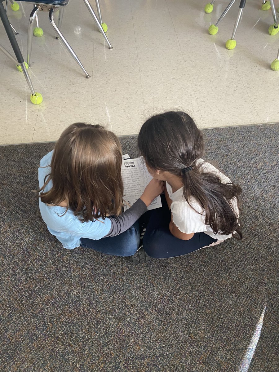 Kakowalk3's tweet photo. Partner reading in 1st about apples. 🍏🍎 #salksoars #fraserfamily https://t.co/pZEd2wqR3I