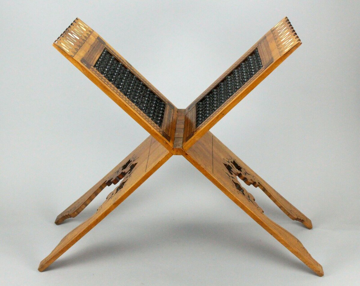 dronetool's tweet photo. (=Antique 1800's Folding Book Stand for Quran Carved Wood with MOP Inlay Egypt) - https://t.co/oGTj7UBG4H #drones #UAV https://t.co/KcbSQ4G111