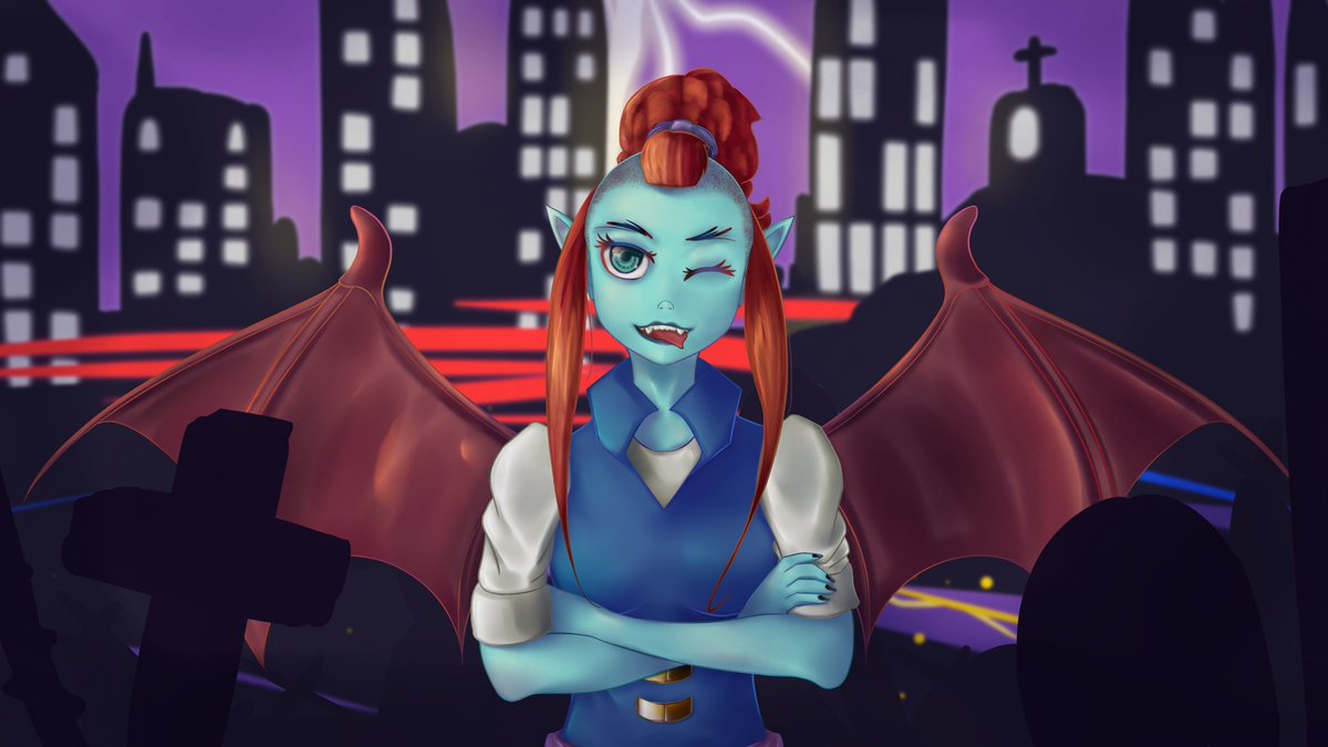 RailKill's tweet image. Just a drawing of #Nocturna from Crypt of the #Necrodancer. #ノクターナ #ネクロダンサー

pixiv.net/en/artworks/93…