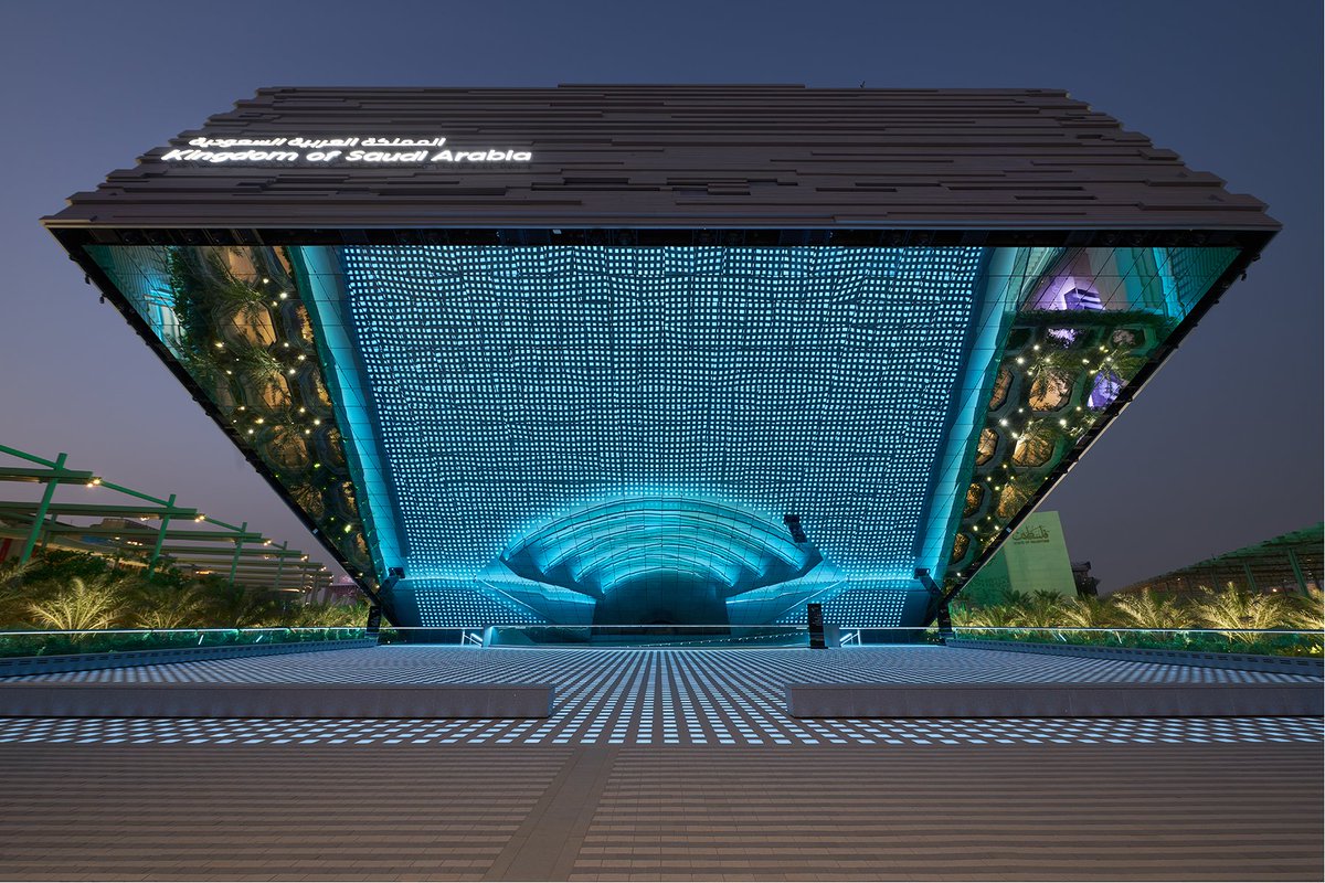 kraftwerk_LT's tweet photo. Honored to have worked with such an amazing team to deliver a pavilion that has not only broken 3 world records, but truly reflects the past, present & future of the KSA through groundbreaking technology. #DubaiExpo2020 #KSAExpo2020 @Aramco @Borismicka @ALECBuilding #ALECFitout https://t.co/74hHeHZvRk