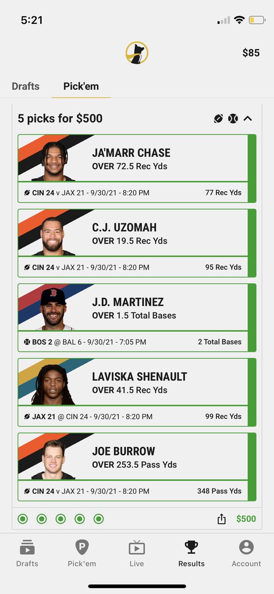 My brother wanted a free t-shirt so I signed up for @UnderdogFantasy I think I’ll have to buy one for myself now! <a href="/jacksettleman/">Jack Settleman</a> <a href="/peteroverzet/">peter overzet</a>