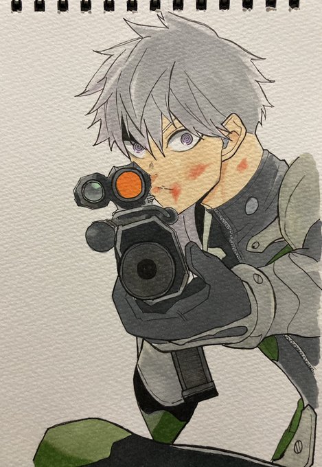 怪獣8号のtwitterイラスト作品