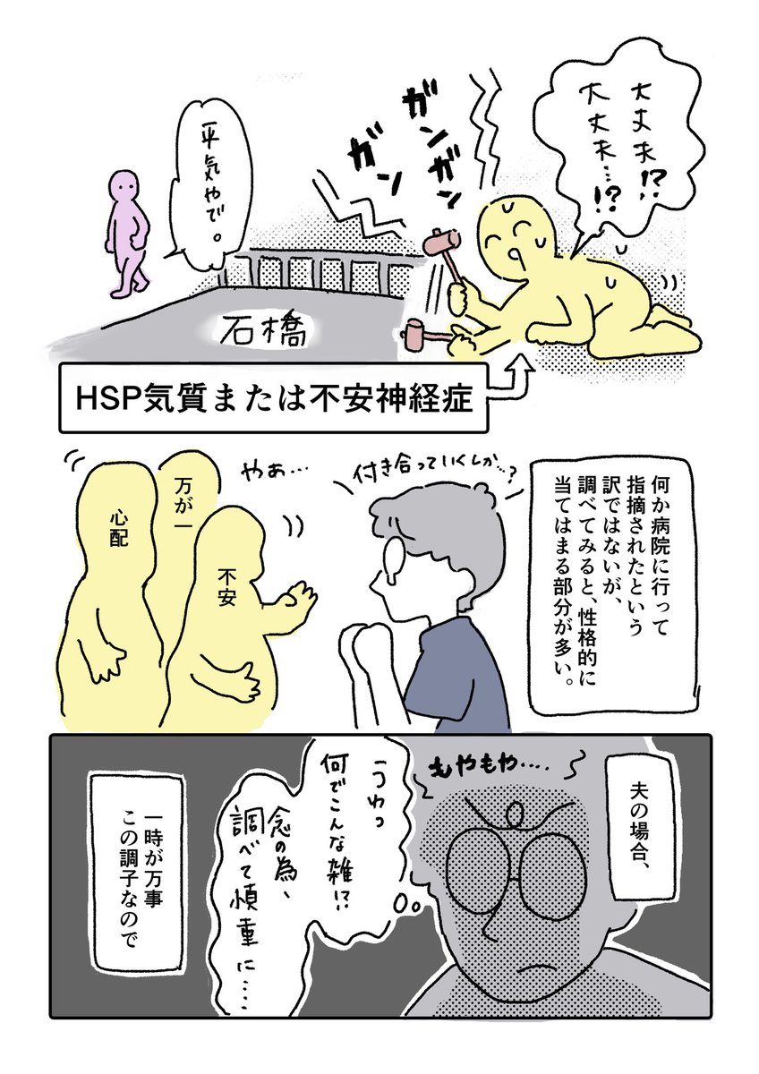夫の特性についての切実な悩み② (1/2)
#漫画の読めるハッシュタグ  #HSP #過集中 