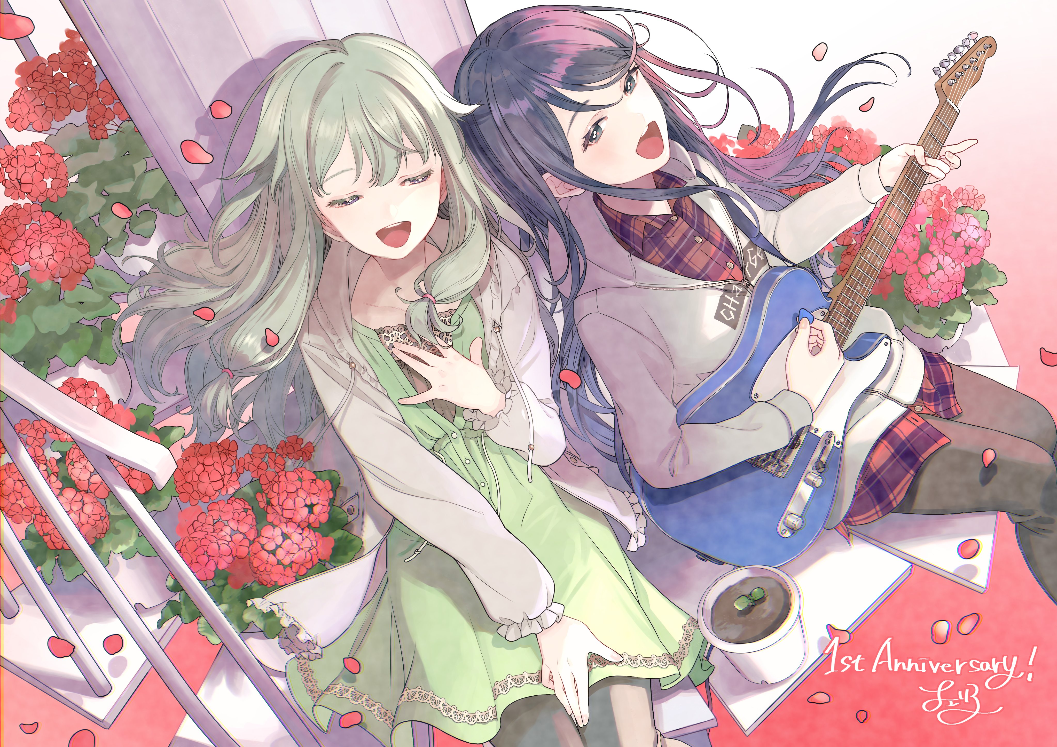 プロジェクトセカイ カラフルステージ Feat 初音ミク プロセカ プロセカ1周年記念イラスト プロジェクトセカイの1周年を記念して お祝いイラストを公開中 本日のイラストはチェリ子 Chie Rico さんに担当いただきました 初音ミク