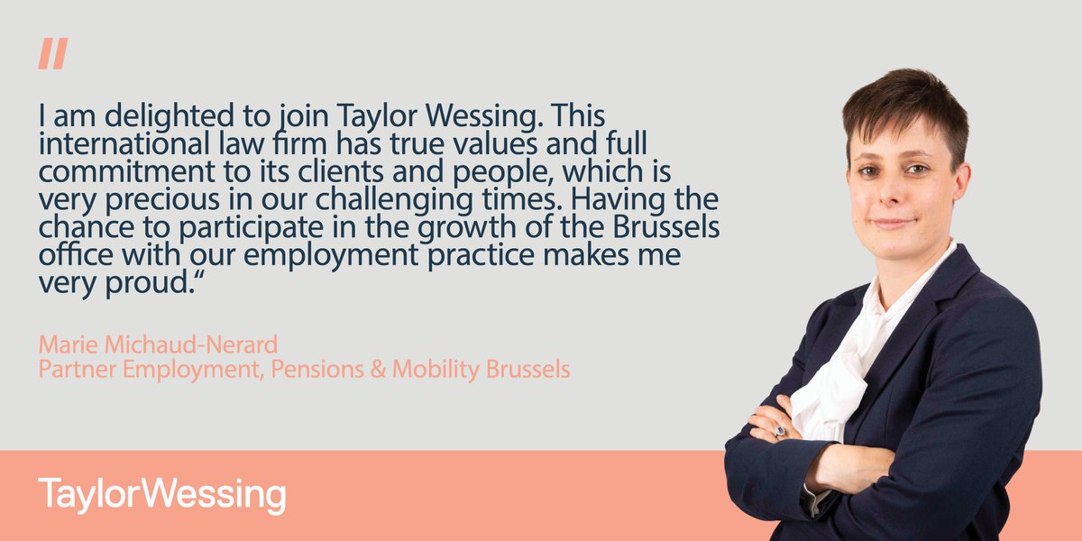 Taylor Wessing Brussels is expanding its legal services: bit.ly/2ZOJNGA

Taylor Wessing Bruxelles étend son offre de services juridiques: bit.ly/2ZOJNGA

Taylor Wessing Brussel breidt haar juridische dienstverlening uit: bit.ly/2ZOJNGA