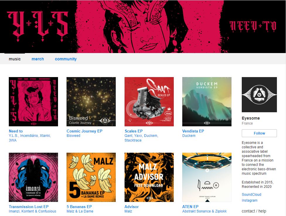 Thank god, it's #BandcampFriday !
Extra 15% off with code 'bcf15'
eyesome.bandcamp.com 👁️
•
#dubstep #bassmusic #dnb #halftime #jungle