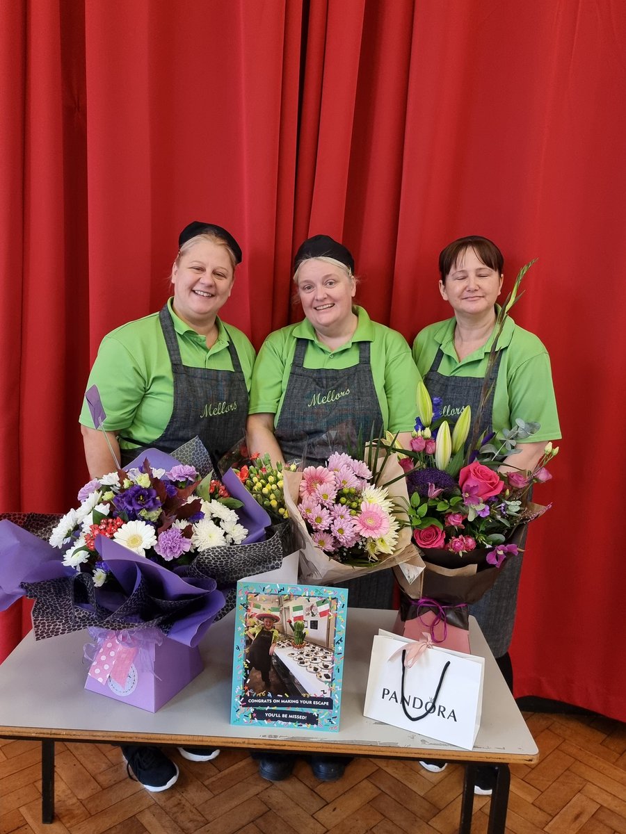 Juliehorrocks3's tweet photo. Sad day today!! 
We loose our lovely Sarah from lordsgate
Leaving due to family commitments.
It's been a absolute pleasure working with you Sarah x
Always a inspiration
PS the door is always open for you
Good luck
Lots of love x
#teamlordsgate
#teamhorrocks
@mellorscatering https://t.co/GSl8EPBxub