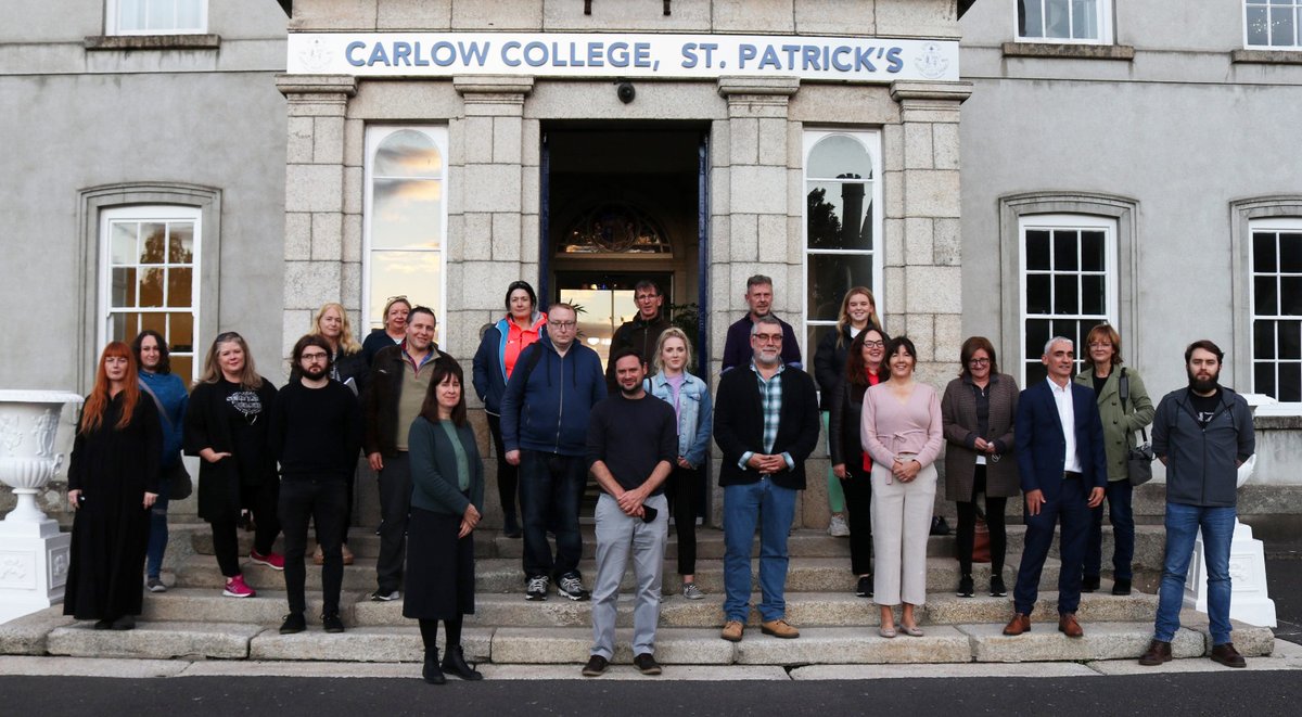 setulll's tweet photo. Great to see the launch of the new Higher Diploma in #Journalism and New Media Content delivered by  @itcarlow @itcarlowlll &amp; @CarlowCollege in conjunction with @ckskillnet
https://t.co/YeoUqjAjxw

#LiveLearnLead #LifelongLearning #ParttimeEducation #ITCarlow #CarlowCollege https://t.co/Z5Nr3tWRyc