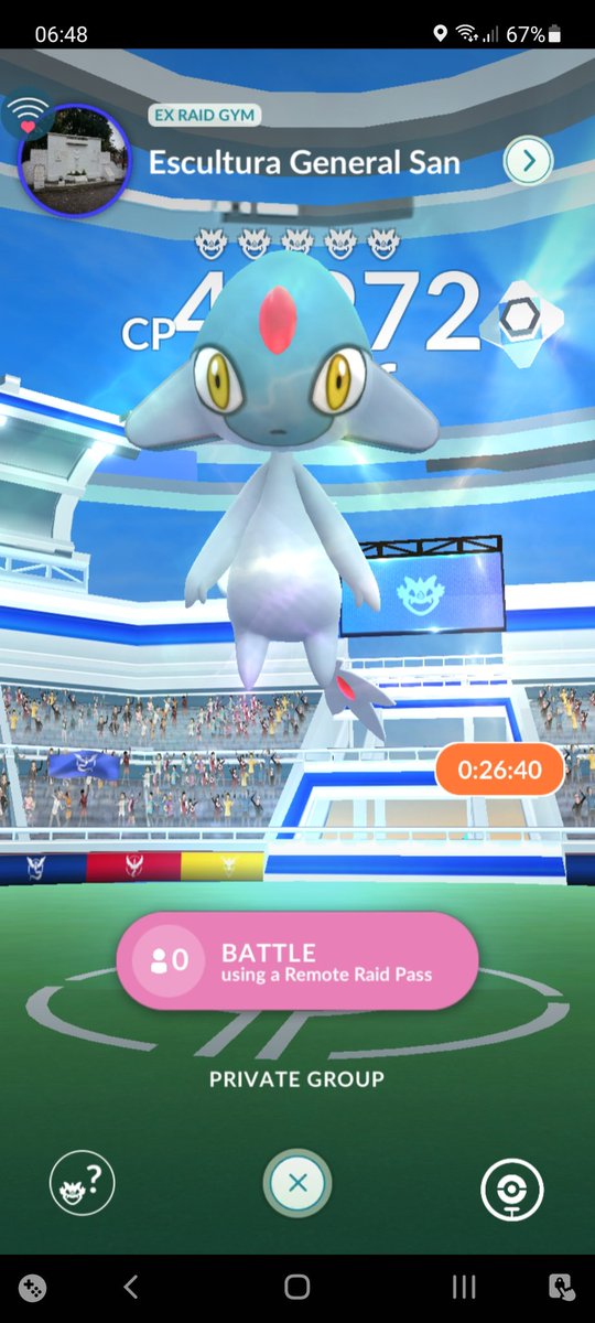 BordoniAndres's tweet photo. One of the last Azelf invites!
Stay online. Will add 10, then change the code. If we don't have at least 5 people by 20', ABORT and save the pass. I'll reinvite.
#azelf
#AzelfRaid
#PokemonGO
#ใใฑใขใณGOใฌใคใ
#ใใฑใขใณgo https://t.co/zpmjUjpjw5