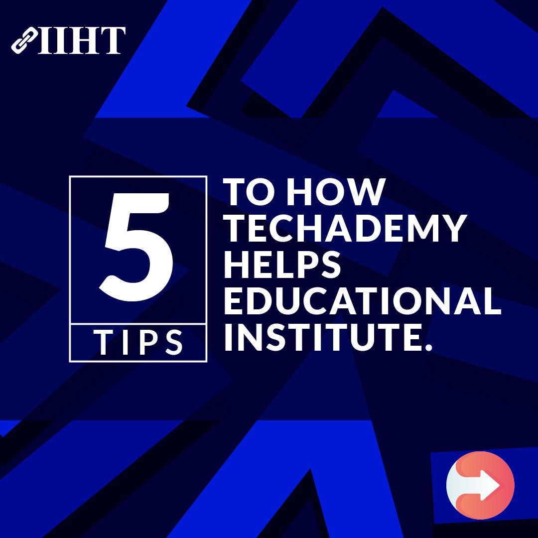 IIHT_India's tweet image. Techademy’s immersive and innovative methods now empower educational institutes to get their pupils to get placed handsomely. 
#techademy #educationalinstitute #handsonlearning