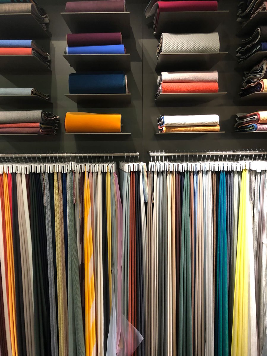 Spoilt for choice at #kvadrattextiles #showroom last night! Great to be back in their showroom, get inspired and learn more about their #sustainable ranges