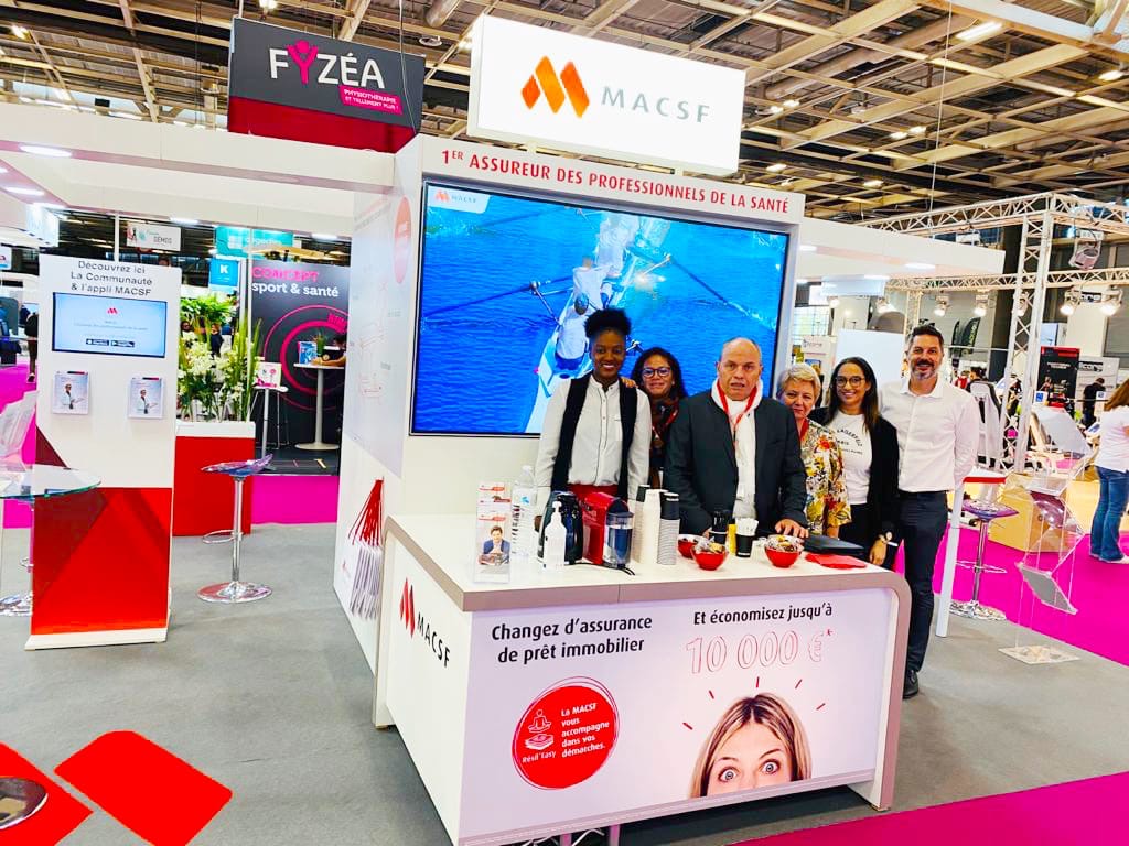 groupe_MACSF's tweet image. [RDV]🗓 La #MACSF participe à @reeducaparis, au Parc des expositions de Paris, jusqu'à demain ! #Kiné, venez nous rencontrer sur notre stand ! 👉 swll.to/DUqMQS