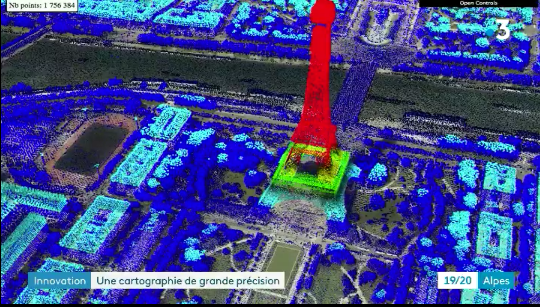 IGNpresse's tweet image. #LidarHD #IGN #Sintegra un chantier pharaonique pour la description #3D la plus fine jamais réalisée de l’ensemble du #territoire français. C'était hier au #JT1920 de #France3Alpes
Reportage disponible en Replay sur: bit.ly/2YgR955