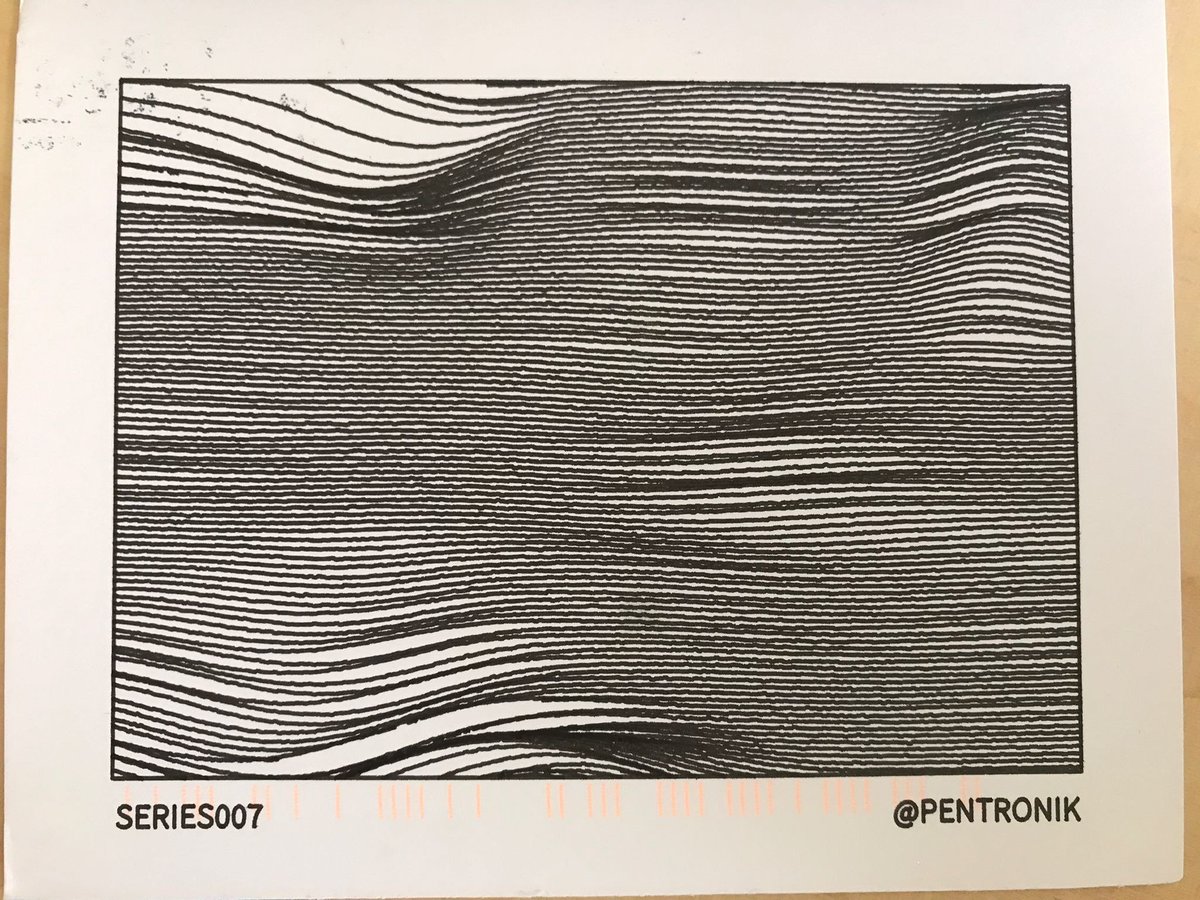 levelsartist's tweet photo. Received my (extremely cool) postcard from @pentronik who very generously sends these out periodically. 

Making me consider how many #Processing sketches I need to have complete so I can justify getting an #axidraw 

#plottertwitter https://t.co/N6RvzDCdoy