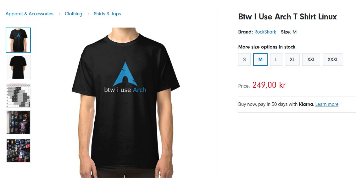 HowToGoBroke's tweet photo. Btw I Use Arch T Shirt Linux
https://t.co/Fz4he45C5y https://t.co/KIDhpVAGZr