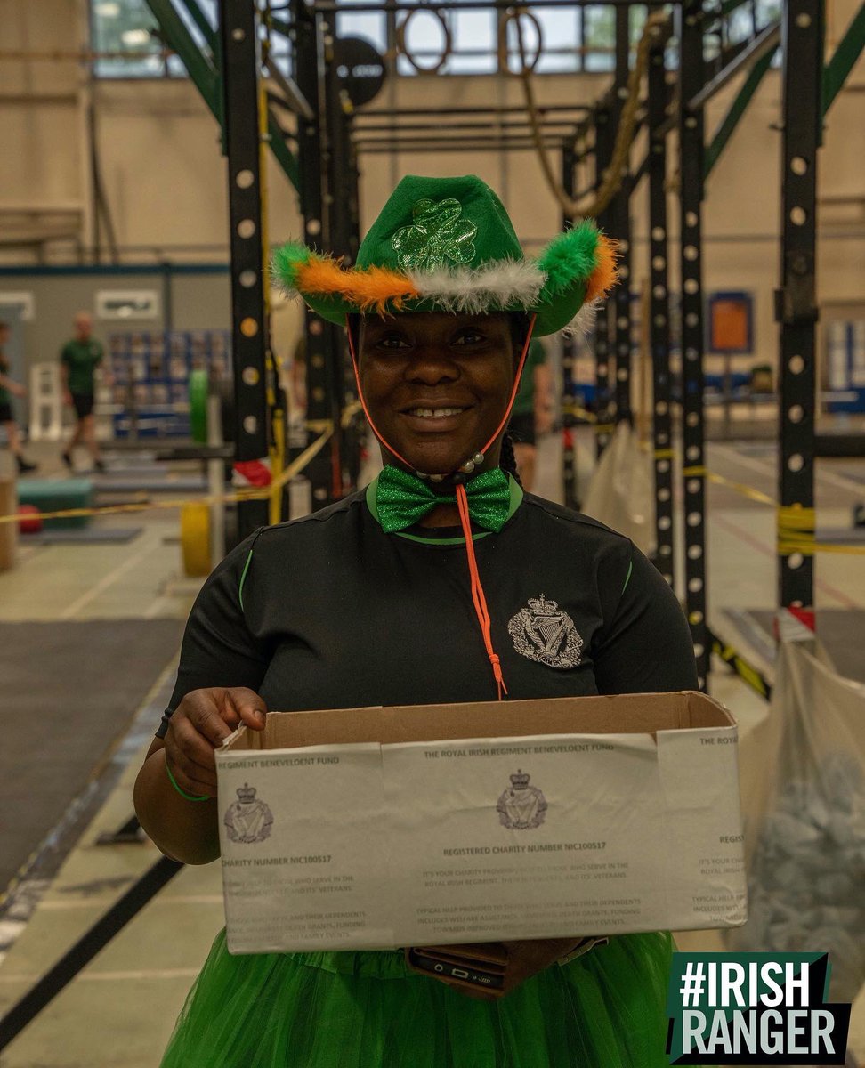 1 R IRISH recently held a walkathon, raising money for the Royal Irish Benevolent Fund. 
Prizes were awarded to the first three teams across the finish line and for best costume ☘️