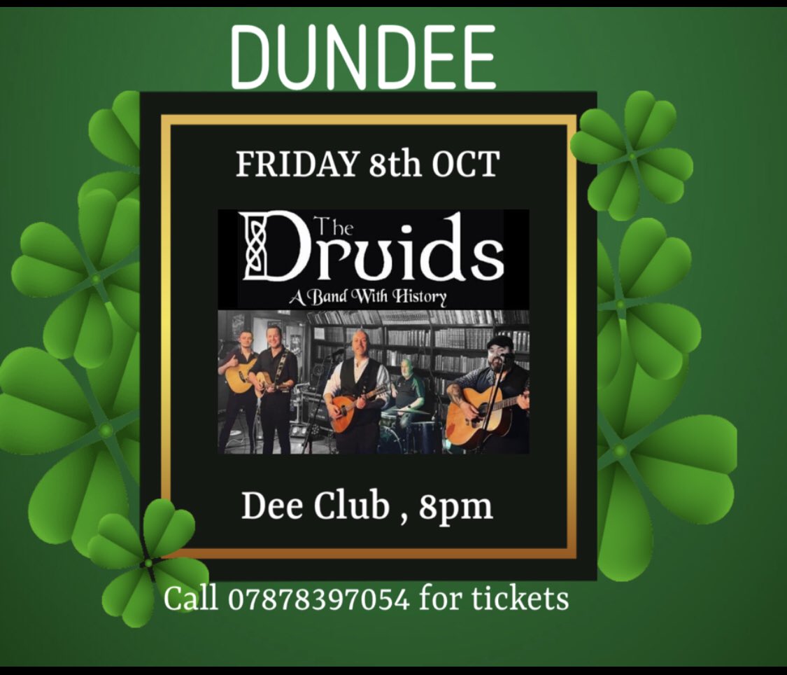 dolphinghirl's tweet photo. Great Irish band in Dundee next week for a rebel night , get in touch for tickets (£10)🍀😁🎶 https://t.co/0Ha7eTOiA2