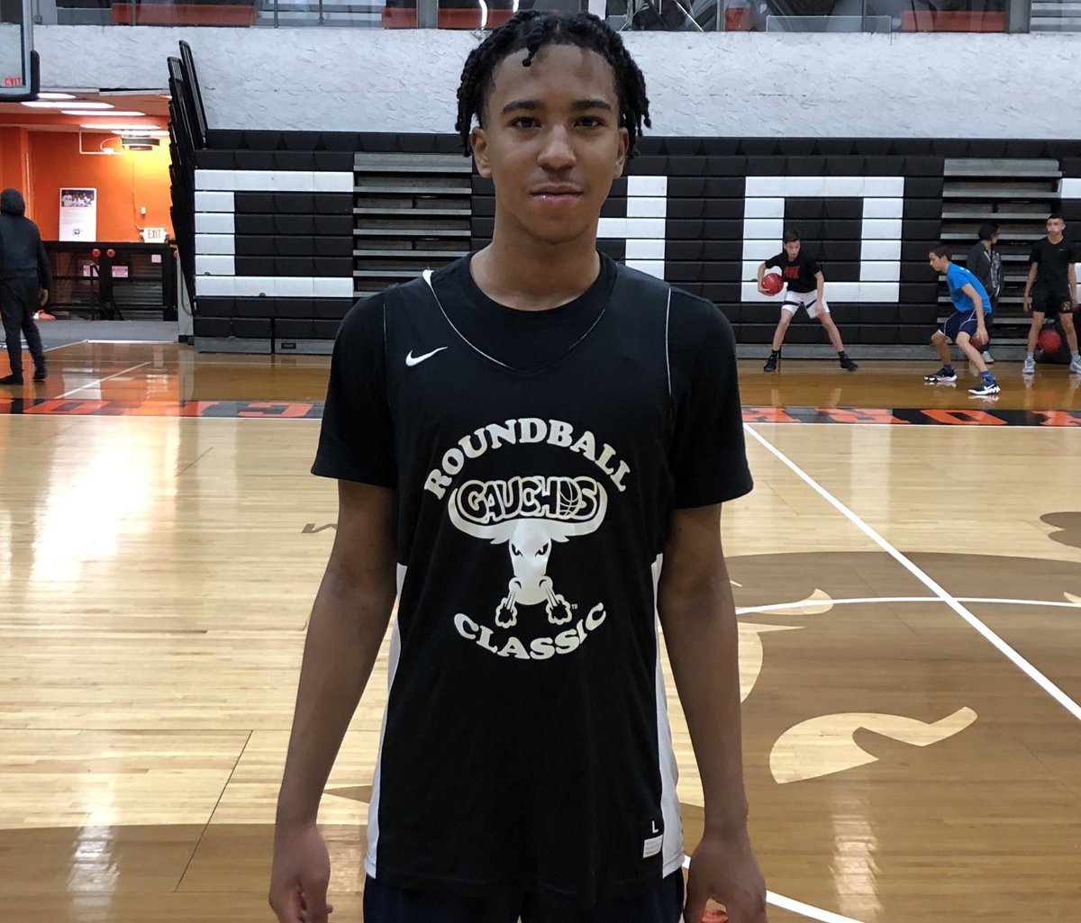 KDScoutingBBall's tweet photo. A few standouts from last nights @nygauchos Roundball 

Damarcies Moore ‘22
Daniel Laffitte ‘22
Isaiah Alexander ‘23
Ben Lyttle ‘23
Boogie Fland ‘24
Danny Carbuccia ‘25
Trey Lewis ‘26 https://t.co/rKJdMpBeoF