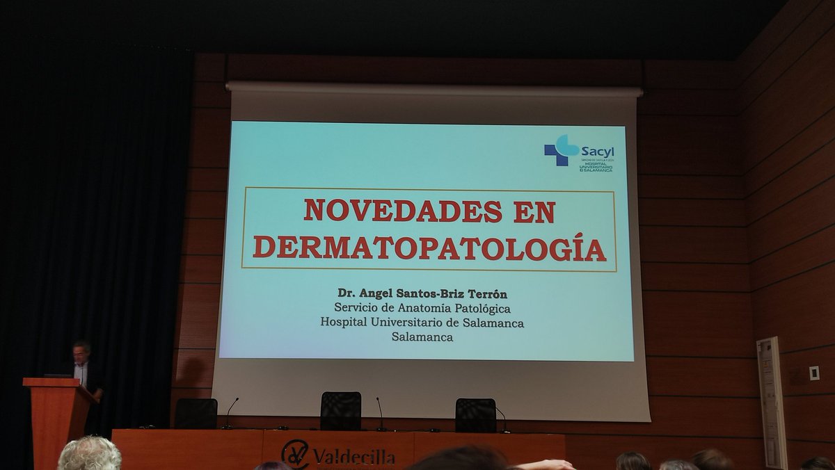 Genial <a href="/santosbriz/">Angel Santos-Briz</a> contándonos las novedades del último año en #dermatopatologia en la #172regionaldelnorte que se celebra en el <a href="/HUnivValdecilla/">Hospital Universitario Marqués de Valdecilla</a>. Enhorabuena <a href="/JavierGomezRom/">Javier Gomez MD, PhD</a> por organizarlo ¡¡Vernos nos enriquece!! 👏 <a href="/SEAP_IAP/">SEAP-IAP</a>