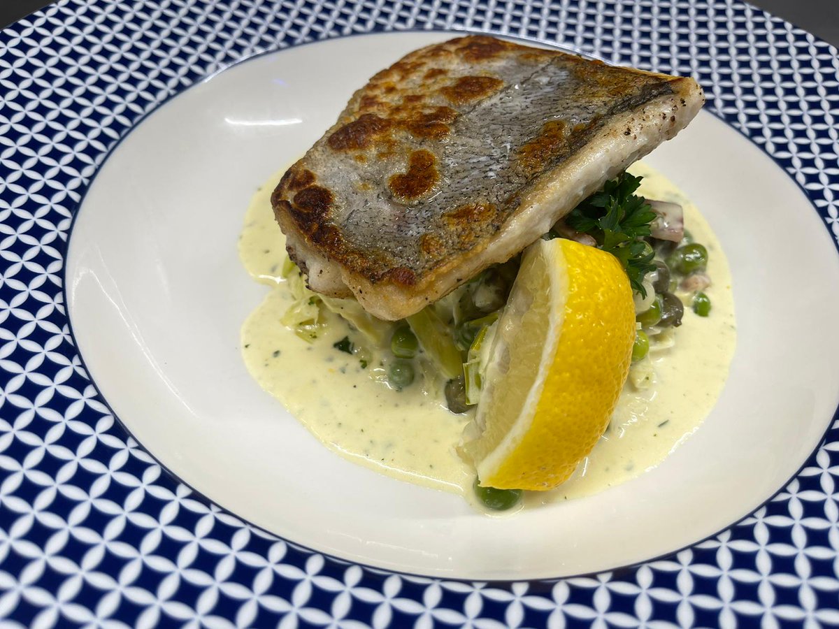 Just look at the dishes Emma and her team have been serving up recently.

- Belly Pork and Apple Purée with Cider Sauce
- Fillet Steak with Homemade Onion Rings
- Lemon Meringue Roulade
- Pan Fried Hake with Creamed Leeks and Bacon

I'm drooling just writing this!!! 😋