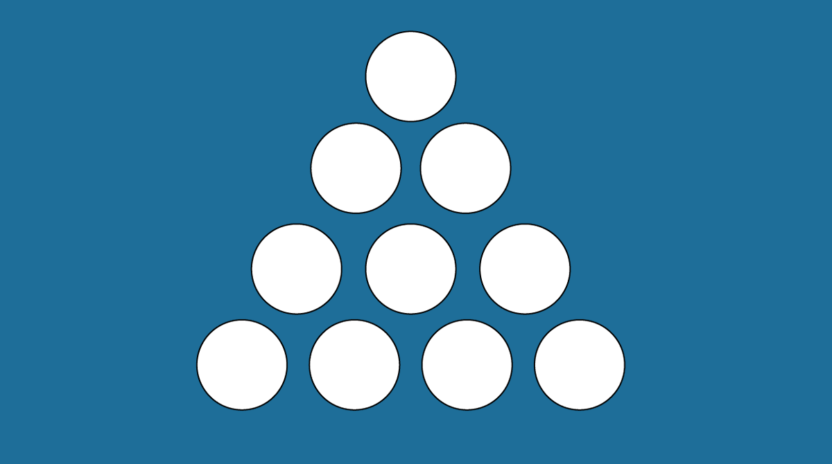 3exiteers's tweet photo. Can you make the triangle face downward, only by moving 3 balls? 

#puzzle #brainteaser #rätsel #exitgame #allesaufdentisch https://t.co/3YJZfBhxFA