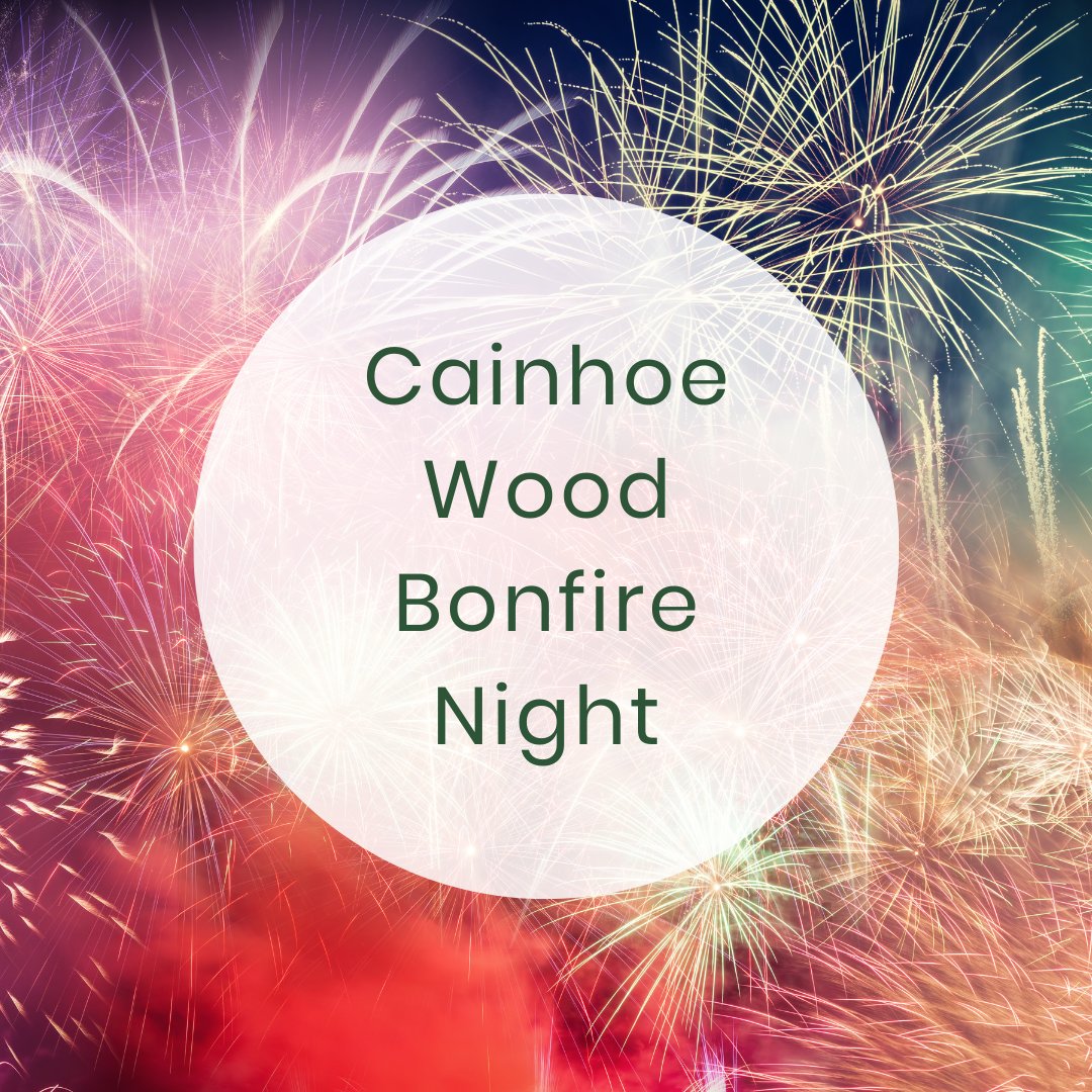 CainhoeWood's tweet photo. Join us for a fabulous evening of fun &amp; fireworks from 6pm on Friday 5th November. The BBQ will be serving up hot food and the bar will be open 🍔🍻

Entry is FREE 🎆 https://t.co/6sHdP4M1Mb