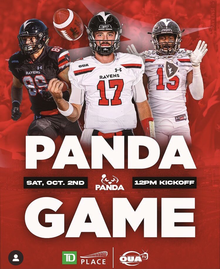 PANDA TICKET GIVEAWAY!!!

Enter today for a chance to win a free panda game ticket! The biggest event in Ottawa! 

Steps to enter:

1. Follow @undertheradarrrr 

2. Like this post, and tag two friends in the comments. 

3. For an extra 10 entries, order through our website. GL!