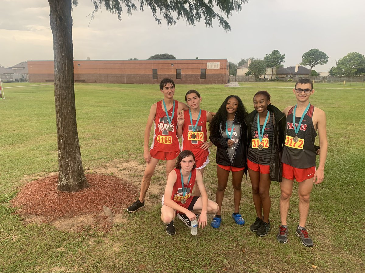 Great meet this morning in Pasadena. We ended up with 6 medals! Two of the medalist are freshman boys.  The future looks bright for us.  Now time to rest up heel up and get ready for the district meet. <a href="/FBISDAthletics/">Fort Bend ISD Athletics</a> <a href="/THS_Tigers/">Travis High School</a>
