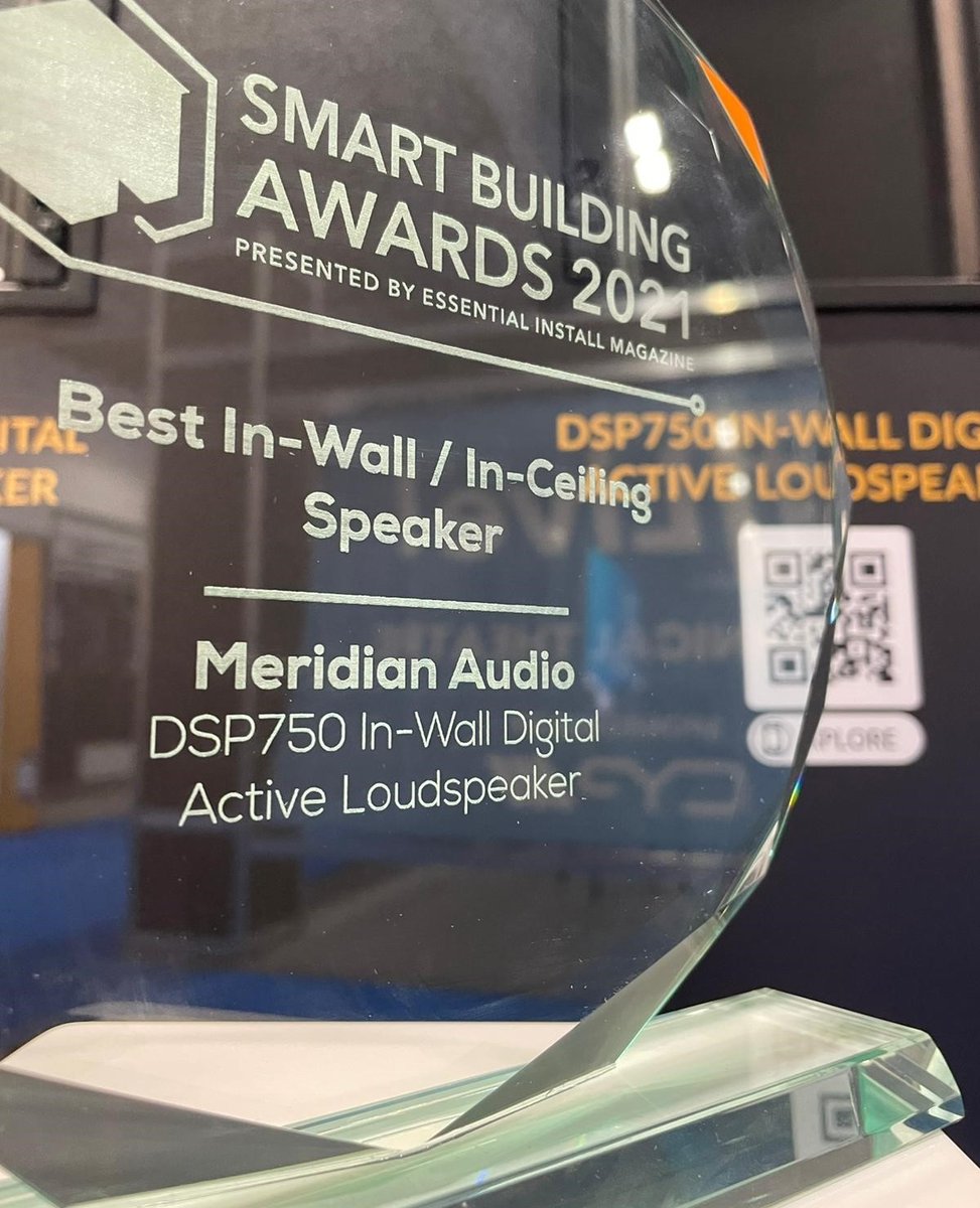 MeridianAudio's tweet photo. It is with great pleasure we can announce that our DSP750 In-Wall Digital Active Loudspeaker has added another award to its already impressive collection, as it recently won 'Best In-wall / In-ceiling speaker 2021'
#AwardWinning #UltimatePowerAndFidelity #MadeInBritain https://t.co/tjPuvp1At6