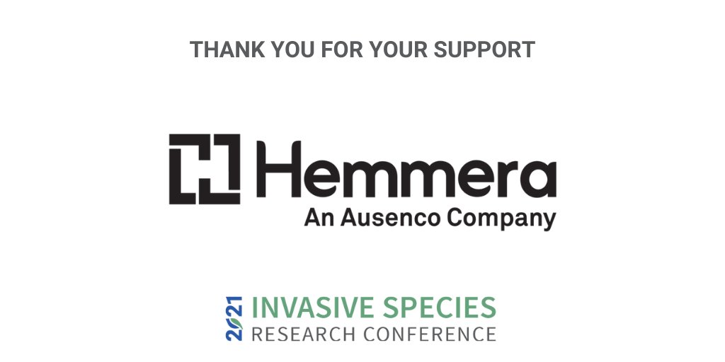 ISCBC's tweet photo. Thank you Hemmera for supporting the 2021 Invasive Species Research Conference.
Don't miss this exciting virtual event held Oct 6&7! Get your ticket today - link in bio.
#invspres #BCinvasives #invasivespecies https://t.co/wrnOZkbCvC