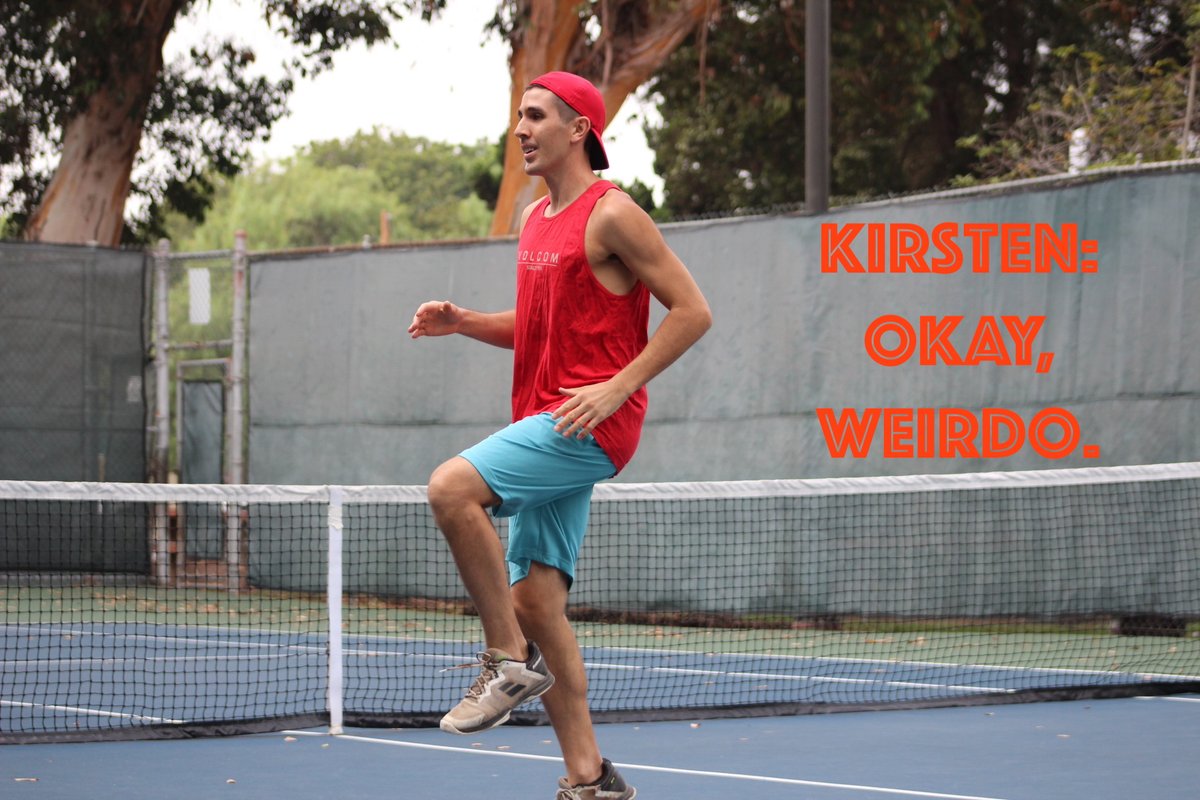 Knowing that she would never judge him, Bruce always felt himself around Kirsten.  

Discover more to their friendship in Cupid’s Arrow the Podcast.  Season 2 out now.  Link in bio
 
#friends #besties #weirdos #everyoneisweird #beweird #lgbt #podcast #letsdothis #tennis