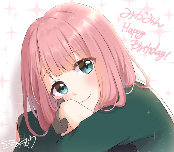 みかみんお誕生日おめでとう!!はんなり〜ふわふわ〜な雰囲気にいつも癒されてます(* '  ` *)ᐝ素敵な一年になりますように#ナナニジ #神木みかみ #神木みかみ生誕祭 